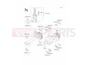 Crankshaft - Kawasaki GPZ500S (EX500-E10) 2003