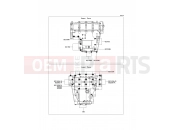 KAWASAKI NINJA ZX-6R (ZX636-B1H) Crankcase Bolt Pattern