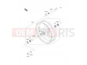 KAWASAKI NINJA ZX-6R (ZX636-B1H) Front Hub
