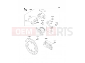 KAWASAKI NINJA ZX-6R (ZX636-B1H) Rear Brake