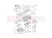 KAWASAKI W650 (EJ650-C5) Cylinder Head
