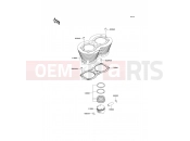 KAWASAKI W650 (EJ650-C5) Cylinder/Piston(s)