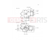 KAWASAKI W650 (EJ650-C5) Crankcase Bolt Pattern