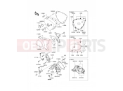 KAWASAKI W650 (EJ650-C5) Left Engine Cover(s)