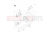 KAWASAKI W650 (EJ650-C5) Front Hub