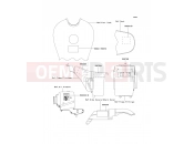 KAWASAKI W650 (EJ650-C5) Labels