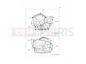 KAWASAKI VN900 CUSTOM (VN900C8F) Crankcase Bolt Pattern