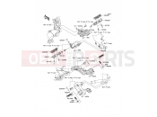KAWASAKI 2009 Footrests