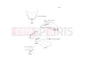 Decals(C.L.Green)(White) - Kawasaki ER-6f ABS (EX650D9F) 2009