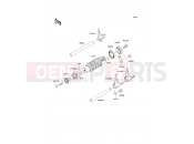 Gear Change Drum/Shift Fork(s) - Kawasaki VERSYS (KLE650A9F) 2009