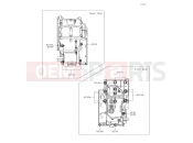 KAWASAKI NINJA 300 ABS (EX300BHF) Crankcase Bolt Pattern(-EX300AEA99329)