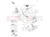 KAWASAKI NINJA 300 ABS (EX300BHF) Fuel Tank