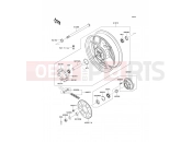 KAWASAKI ER-6n ABS (ER650DAF) Rear Hub