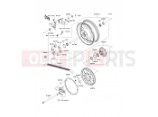 KAWASAKI VN1700 CLASSIC ABS (VN1700FAF) Rear Hub