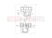 KAWASAKI Z750 ABS (ZR750MAS) Crankcase Bolt Pattern