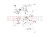 KAWASAKI Z750 ABS (ZR750MAS) Starter Motor