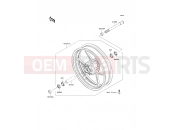 KAWASAKI Z750 ABS (ZR750MAS) Front Hub