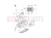 Cylinder Head - Kawasaki ER-6f ABS (EX650DBF) 2011