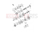 Transmission - Kawasaki ER-6f ABS (EX650DBF) 2011