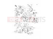Footrests - Kawasaki ER-6f ABS (EX650DBF) 2011