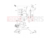 Rear Master Cylinder - Kawasaki ER-6f ABS (EX650DBF) 2011