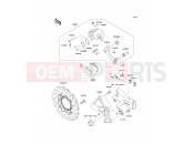 Rear Brake - Kawasaki ER-6f ABS (EX650DBF) 2011
