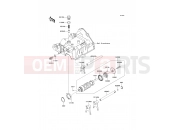 KAWASAKI 2011 Gear Change Drum/Shift Fork(s)