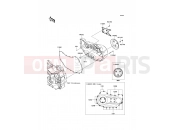KAWASAKI VN1700 CLASSIC TOURER ABS (VN1700DBF) Right Engine Cover(s)