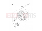 KAWASAKI VN1700 CLASSIC TOURER ABS (VN1700DBF) Front Hub