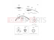 KAWASAKI VN1700 CLASSIC TOURER ABS (VN1700DBF) Decals(Red/Silver)