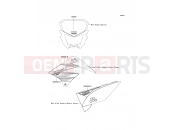 KAWASAKI D-TRACKER 125 (KLX125DCF) Decals(Orange)