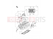 KAWASAKI ER-6f (EX650ECF) Cylinder Head