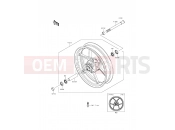 KAWASAKI ER-6f ABS (EX650FCF) Front Hub