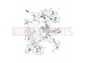 KAWASAKI ER-6n (ER650ECF) Footrests