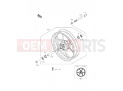 KAWASAKI ER-6n ABS (ER650FCF) Front Hub