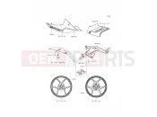 KAWASAKI ER-6n ABS (ER650FCF) Decals(Gray)