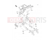 KAWASAKI NINJA 250R (EX250KCF) Swingarm