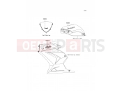 KAWASAKI NINJA 250R (EX250KCF) Decals(Ebony)(Black)