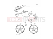 KAWASAKI 2012 Decals(Green)