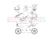 KAWASAKI 2012 Decals(F.Ebony)