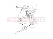 Rear Hub - Kawasaki NINJA 300 ABS (EX300BDF) 2013