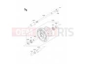 KAWASAKI VN900 CLASSIC (VN900BDF) Front Hub