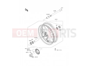KAWASAKI VULCAN 1700 VOYAGER CUSTOM ABS (VN1700KDF) Front Hub