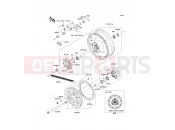KAWASAKI VULCAN 900 CUSTOM (VN900CDFA) Rear Hub