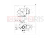 KAWASAKI W800 (EJ800ADFA) Crankcase Bolt Pattern