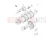 KAWASAKI Z1000 ABS (ZR1000EDFA) Clutch