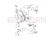 KAWASAKI Z1000 ABS (ZR1000EDFA) Frame Fittings