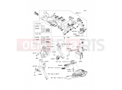KAWASAKI Z1000 ABS (ZR1000EDFA) Chassis Electrical Equipment