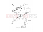 KAWASAKI ZZR1400 ABS (ZX1400FDFA) Starter Motor