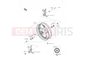 KAWASAKI ZZR1400 ABS (ZX1400FDFA) Front Hub